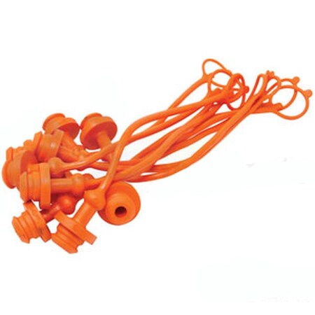 Dust Plug, 38, Orange 10 Pkg